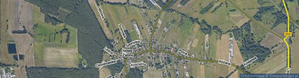 Zdjęcie satelitarne Nowe Żabno ul.